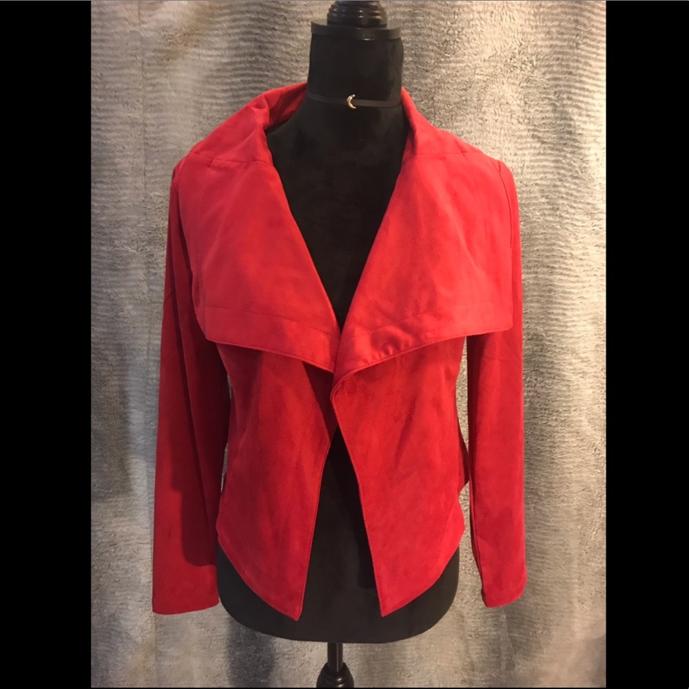 Chilli red suede Romeo and Juliette